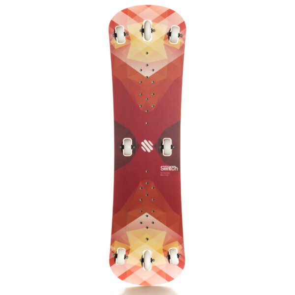 Switch ParkBoard 95 Snowboard with wheels top graphic view