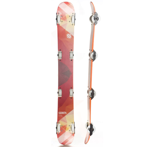 Switch ParkSkis Skis with wheels profile view