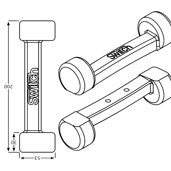 trucki druk 100 x 280mm 3mm spad