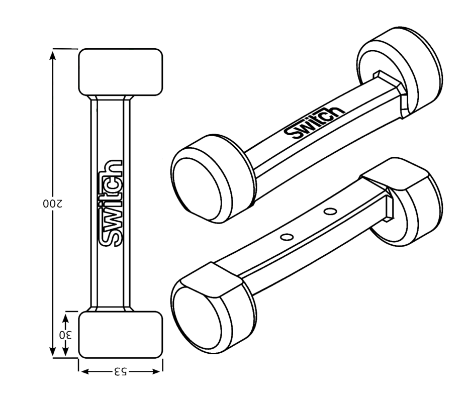 Tramposkate - Planche de skate pour trampoline