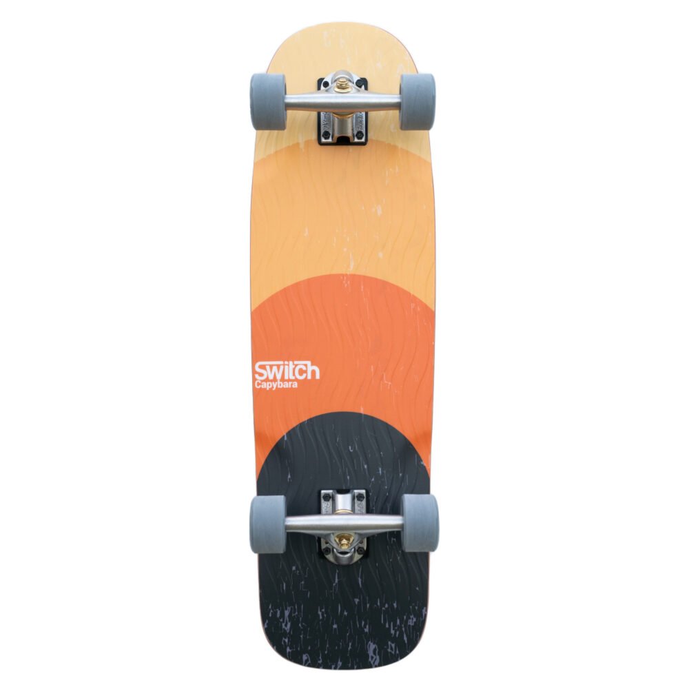 Switch Capybara Bubbles Complete cruiser skateboard set with 150mm polished paris trucks