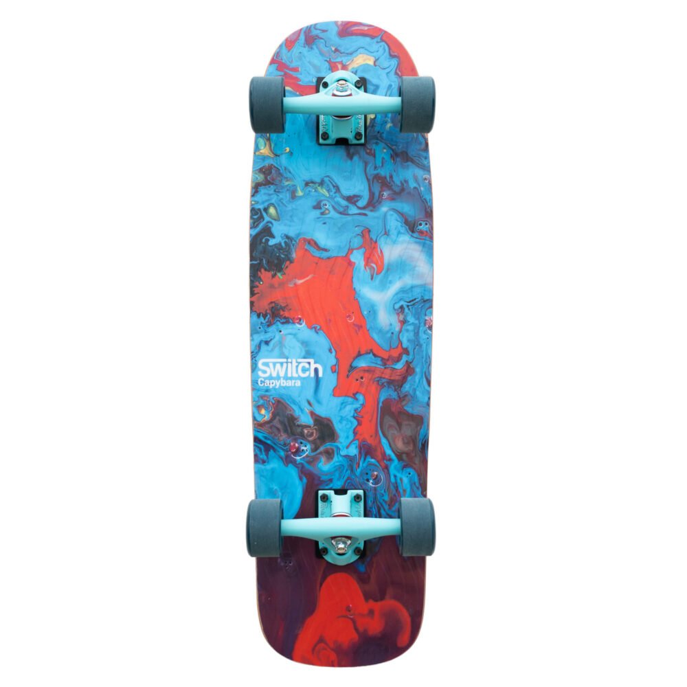 Switch Capybara Abstract Complete Cruiser Skateboard set with 150mm Paris V3 Tiffany trucks