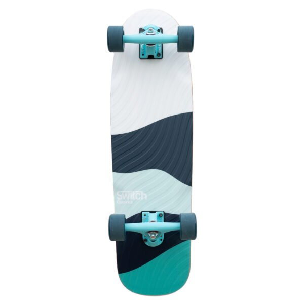 Switch Quokka Sea minimalistic complete shortboard skateboard with a paris trucks