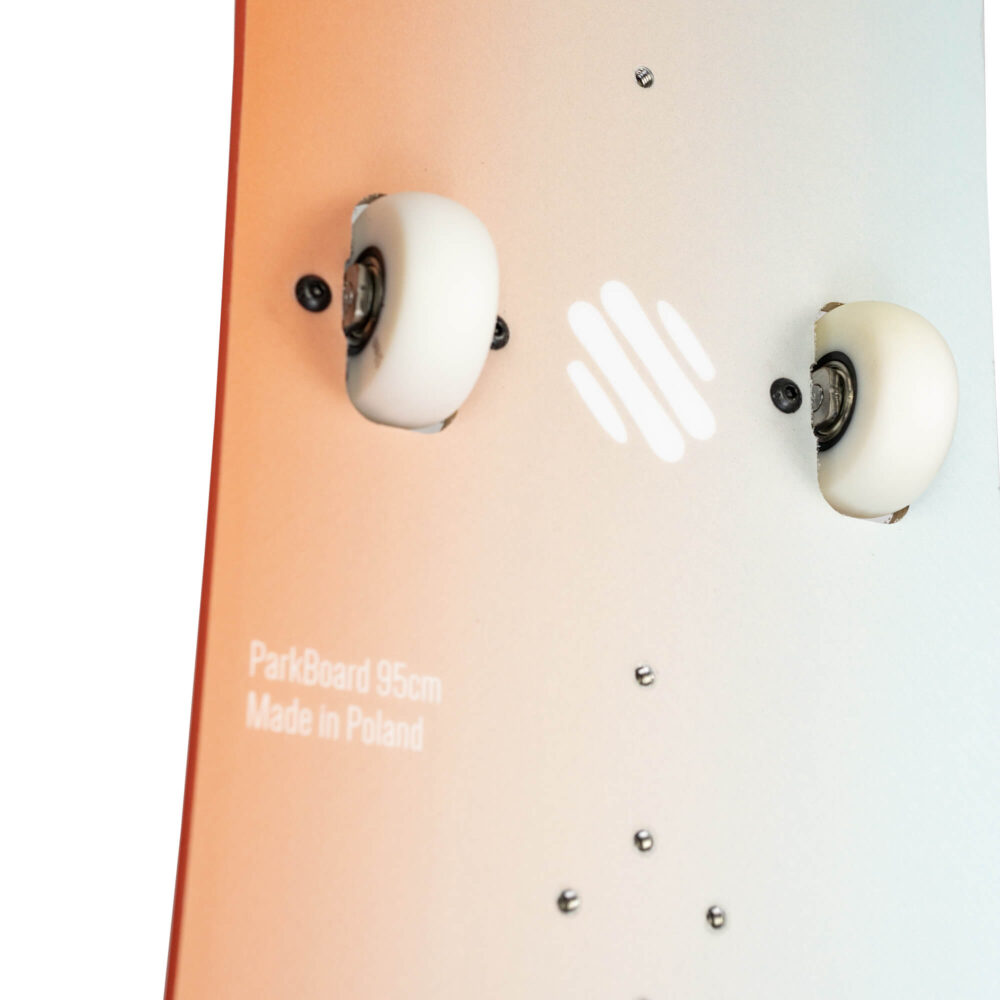 ParkBoard 95 wheel and mounting insert detail