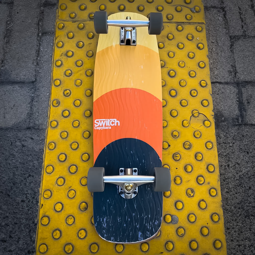 Switch Capybara Bubbles cruiser skateboard deck