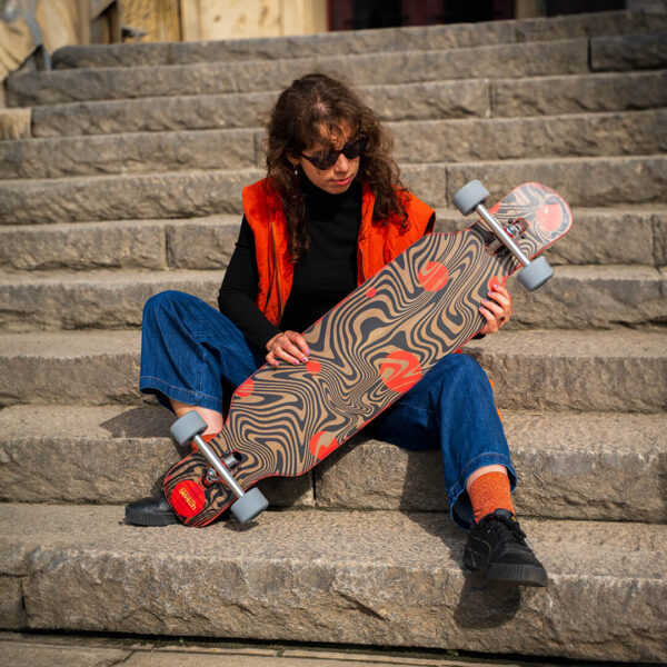 Switch Twin v2 Swirl Drop-through longboard