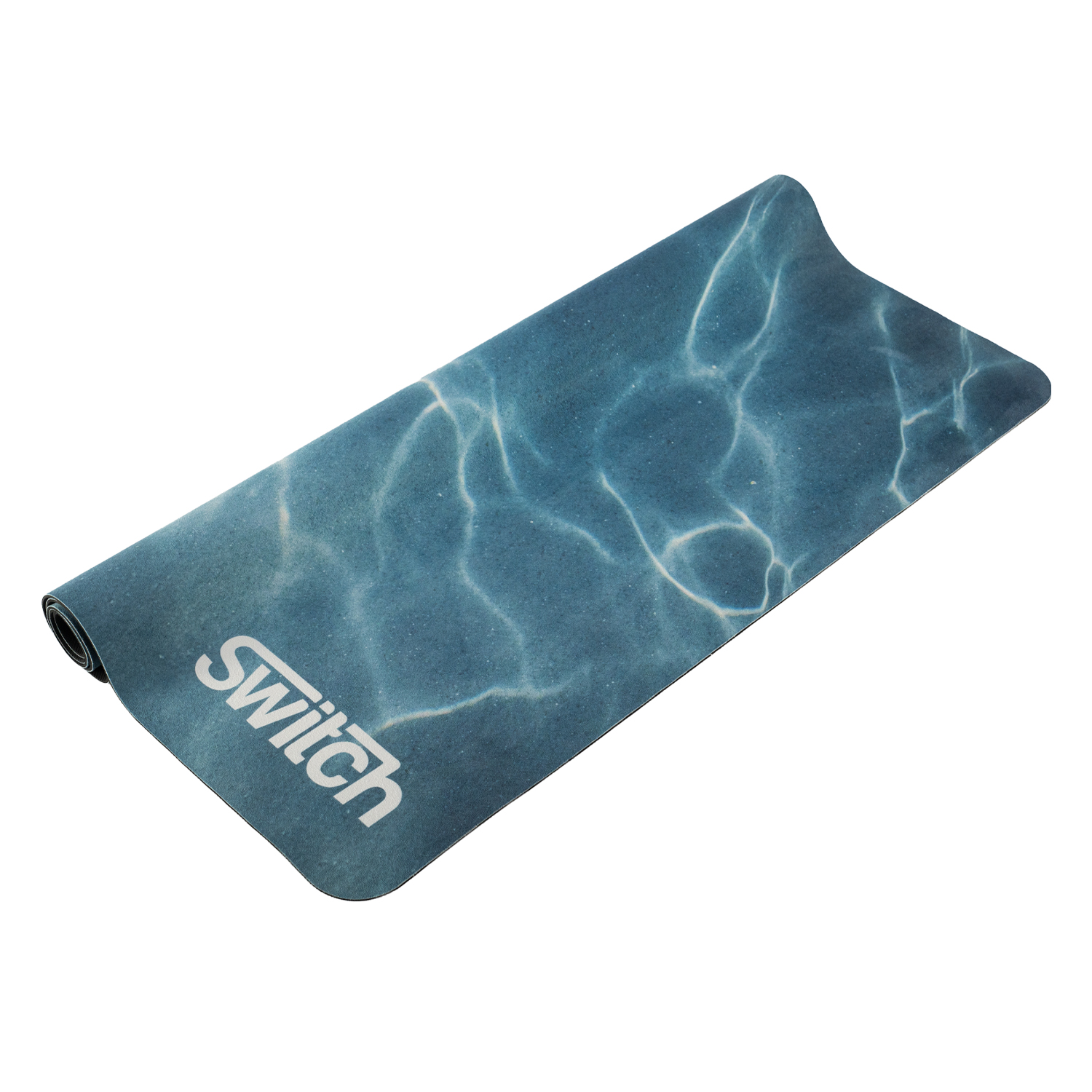 Switch Training Mat Small 140 × 100 cm — blue mat, angled view